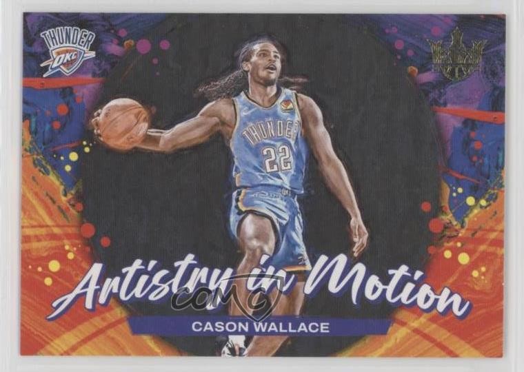 2023-24 Panini Court Kings Artistry in Motion Cason Wallace #16 Rookie RC 19jh