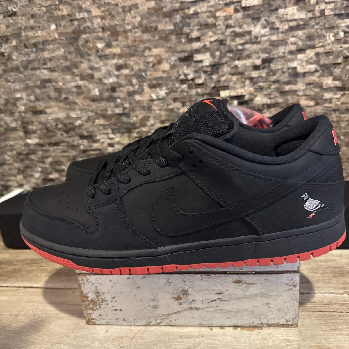 Nike SB Jeff Staple x Dunk Pro SB Low Black Pigeon 883232-008 Size