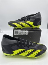 adidas Men 7 WMNS 8 PREDATOR ACCURACY.2 Inj FG SOCCER CLEATS Black/Yellow IG0781