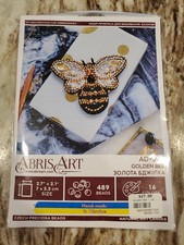 Abris Art Bead Embroidery Decoration Kit "Golden Bee"