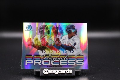 2023 Bowman Chrome - #PRP-12 Bryan Acuna Prospect Process