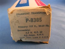 Stancor Filament Transformer P-8385 new