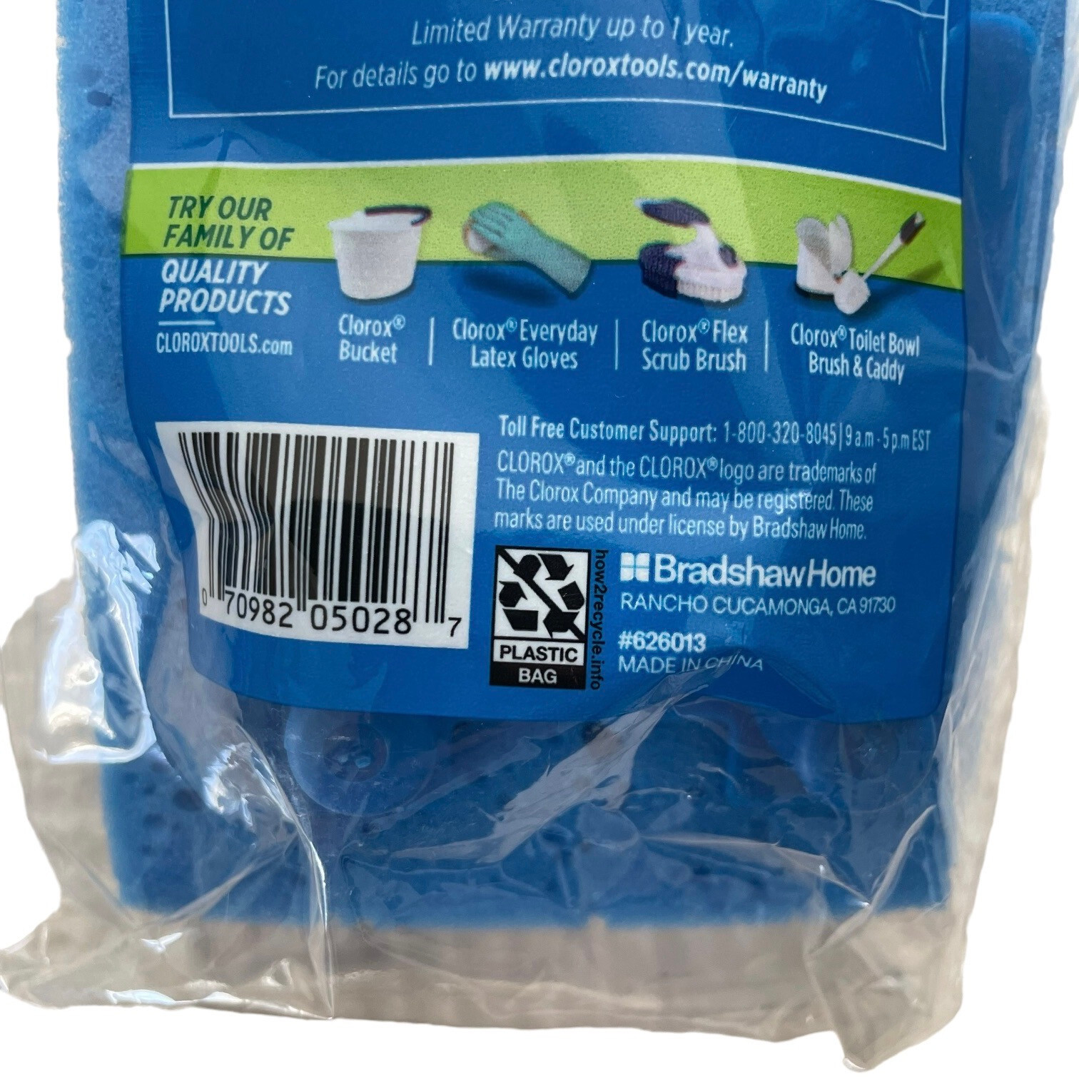 Clorox Quick Squeeze Butterfly Mop Refill Sponge Head Antimicrobal