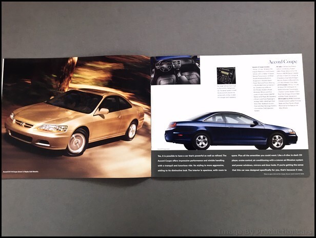 2001 Honda 24-page Car Brochure Catalog - Accord Civic S2000