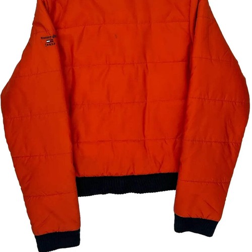 Age 10 Tommy Jeans Bomber Jacket - Small Orange Polyester - Picture 9 of 9