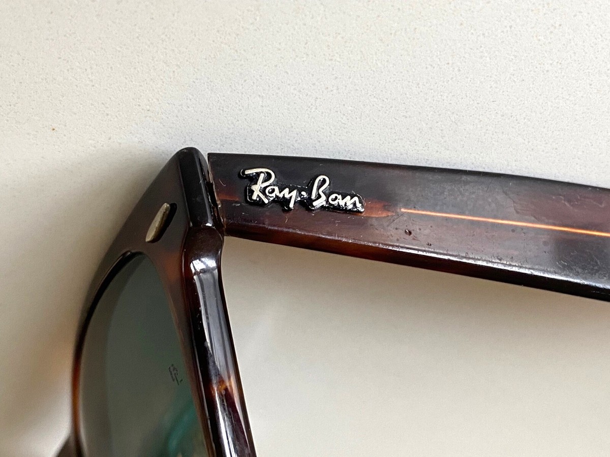 Vintage B&L Ray-Ban Wayfarer 2 Sunglasses Tortoise Frames Made in