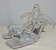 Jewel Badgley Mischka Women's Shoes Sandals Silver Size 10 US