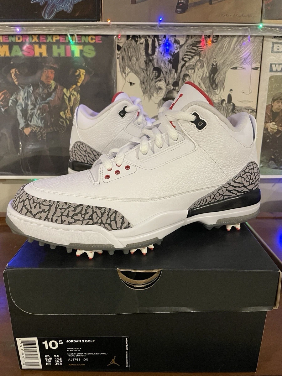 Jordan 3 Golf White Cement for Sale | Authenticity Guaranteed | eBay