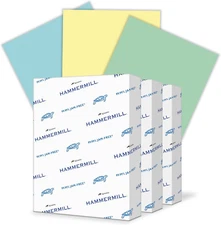 Colored Paper Assortment, Canary, Blue, Green Printer Paper, 20Lb, 8.5X11 Paper,