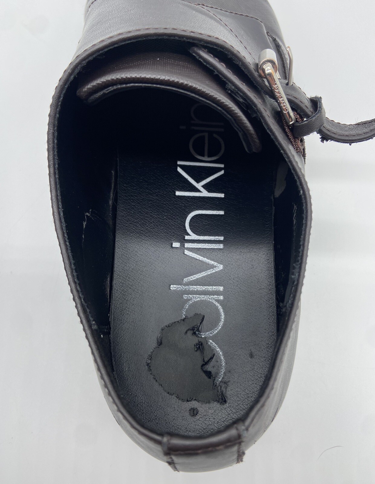 *LOT* Calvin Klein Men's Black Lace Up & Dark Brown Buckle Strap Dress Shoes; 10 thumbnail 17