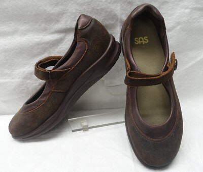 SAS STEP OUT~EC!!~BROWN OILED SUEDE COOPER TRIM
