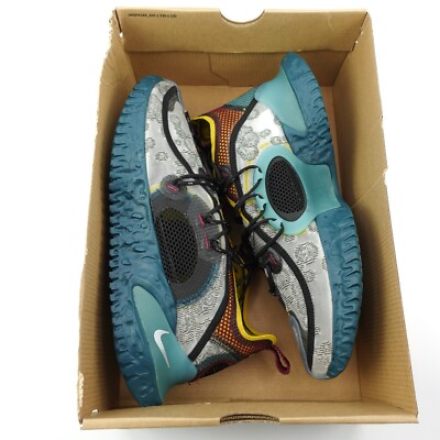 Nike ISPA Flow 2020 Black Turquoise Gold Sneakers DM2832-001 Mens Size 11 Nike ISPA Flow 2020 Black Turquoise Gold Sneakers DM2832-001  main image 4