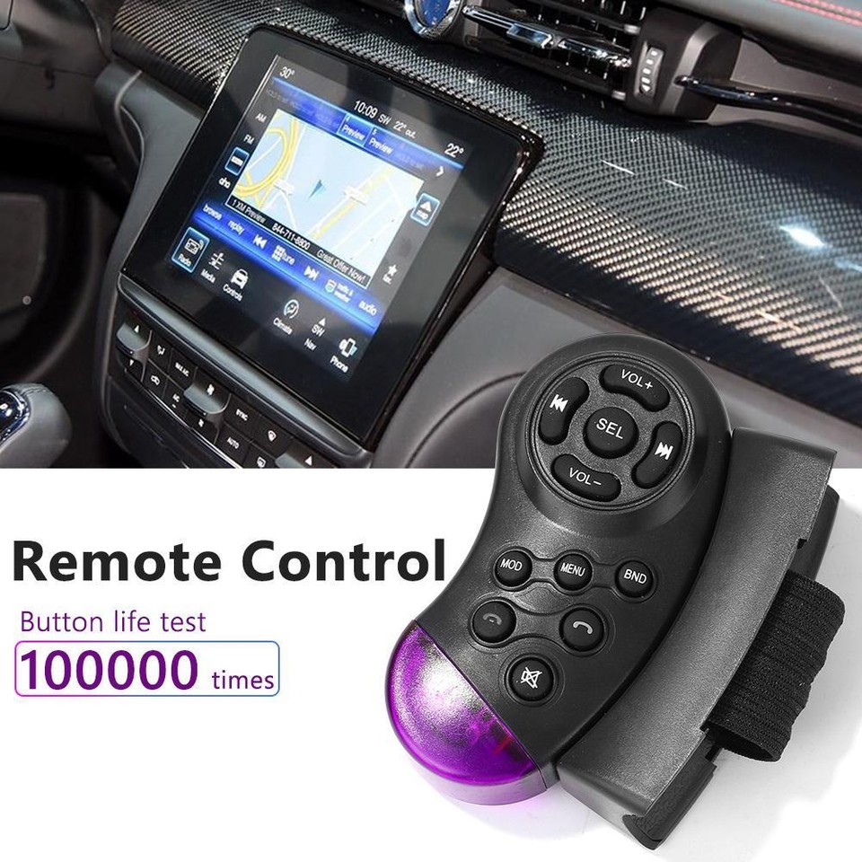  11Key Car Steering Wheel Remote Control for Car Radio AAA Battery
