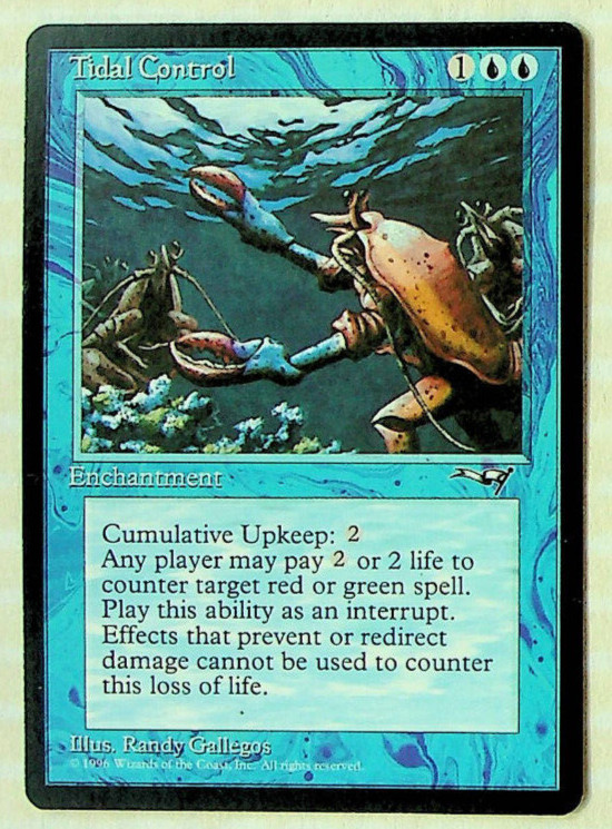 Tidal Control - Alliances - 1996 - Magic the Gathering