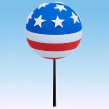 Tenna Tops American USA Flag Car, Truck Antenna Topper Auto Accessory (New)