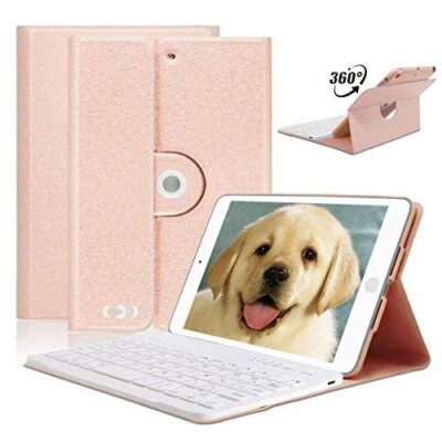 iPad Mini Tastaturhülle- Mini 3,2,1abnehmbare Bluetooth-Tastatur 