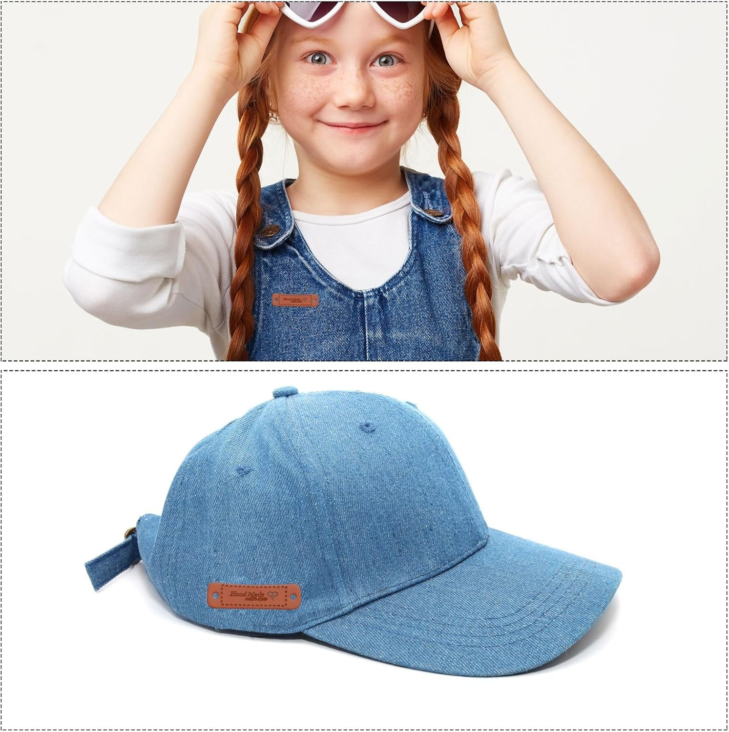 40Pcs Sewing Labels, Handmade with Love Labels Personalized Satin Embossed Tags 