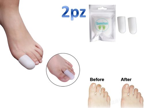Proteggi Dita In Silicone Epitact, Beige, Per Calli E Punta, Morbido Ed Elastico