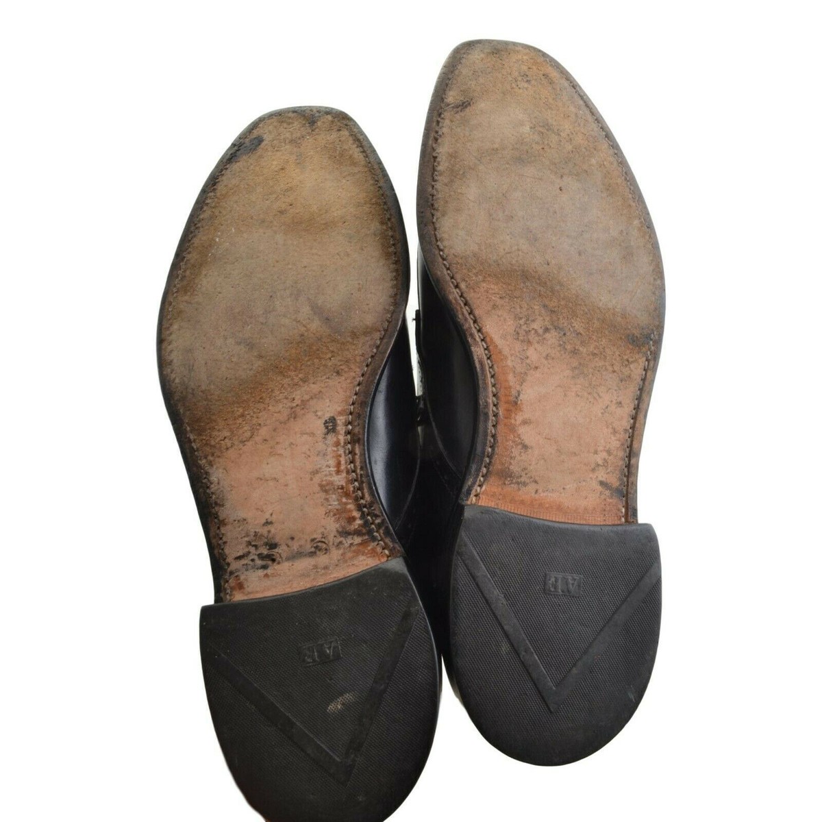 Allen Edmonds Wendell Black Leather Bicycle Toe Shoes Men display picture 3