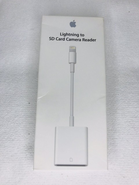 Genuine Apple Lightning to SD Card Camera Reader A1441 for sale online | eBay