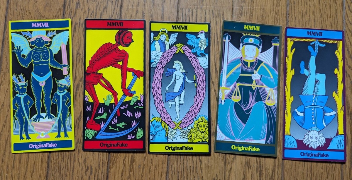 Kaws tarot sticker originalfake rare | eBay