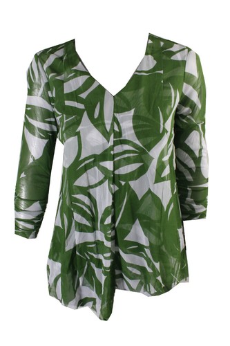 Habit Mens Dockside Check Mint Leaf Long Sleeve Fishing Shirt