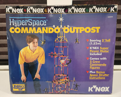 K'NEX HyperSpace Commando Outpost Model 33041 New And Sealed In Box From 1997