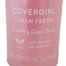 Covergirl CLEAN FRESH COOLING GLOW STICK Highlighter Tinted Blush PINK THRILL