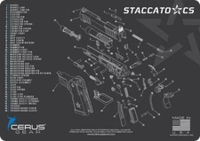 STACCATO CS Schematic Handgun Mat