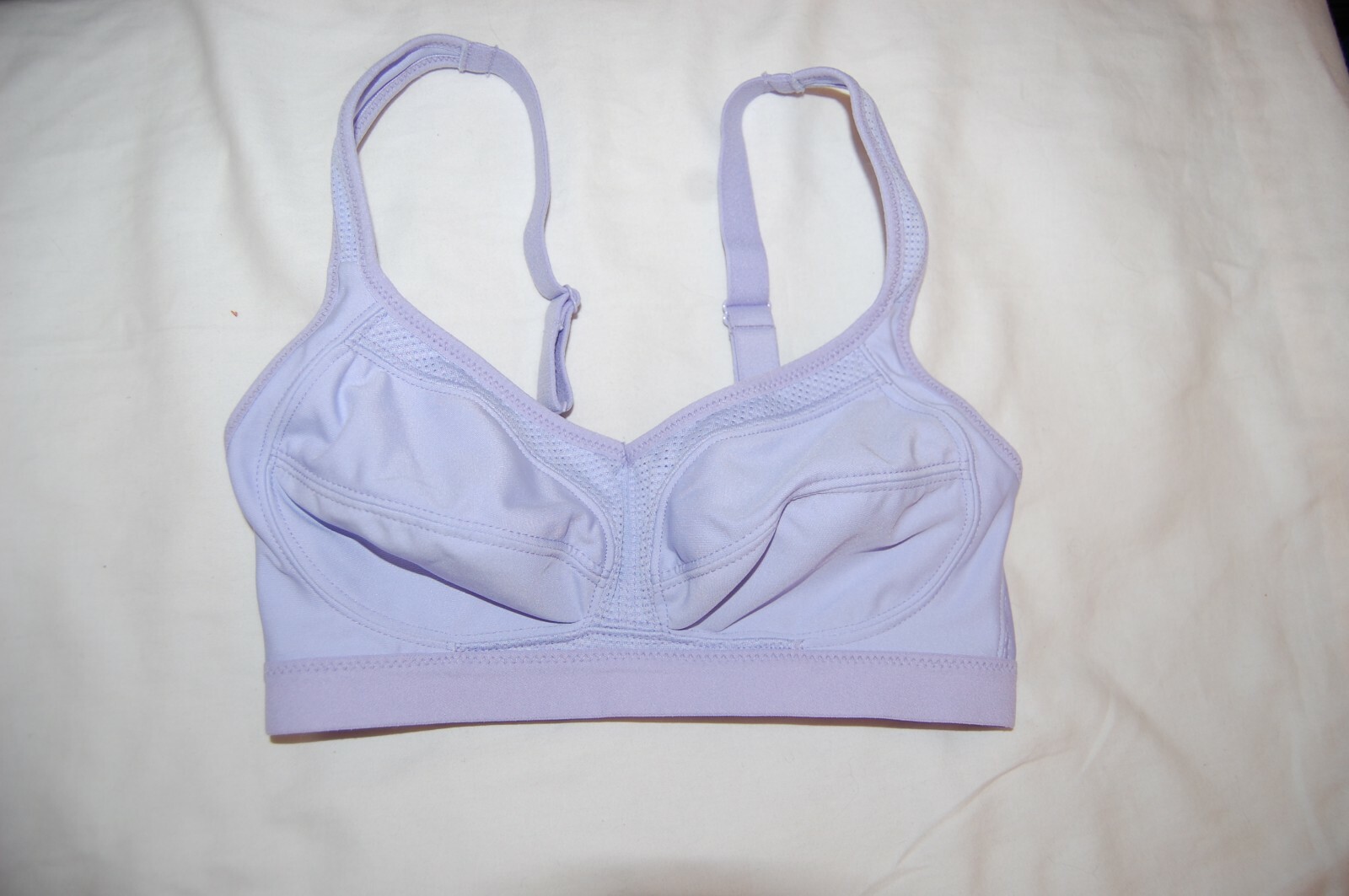 M&S Active High Impact Sports Bra Non Wired Lilac UK 32B EUR 70B BNWT