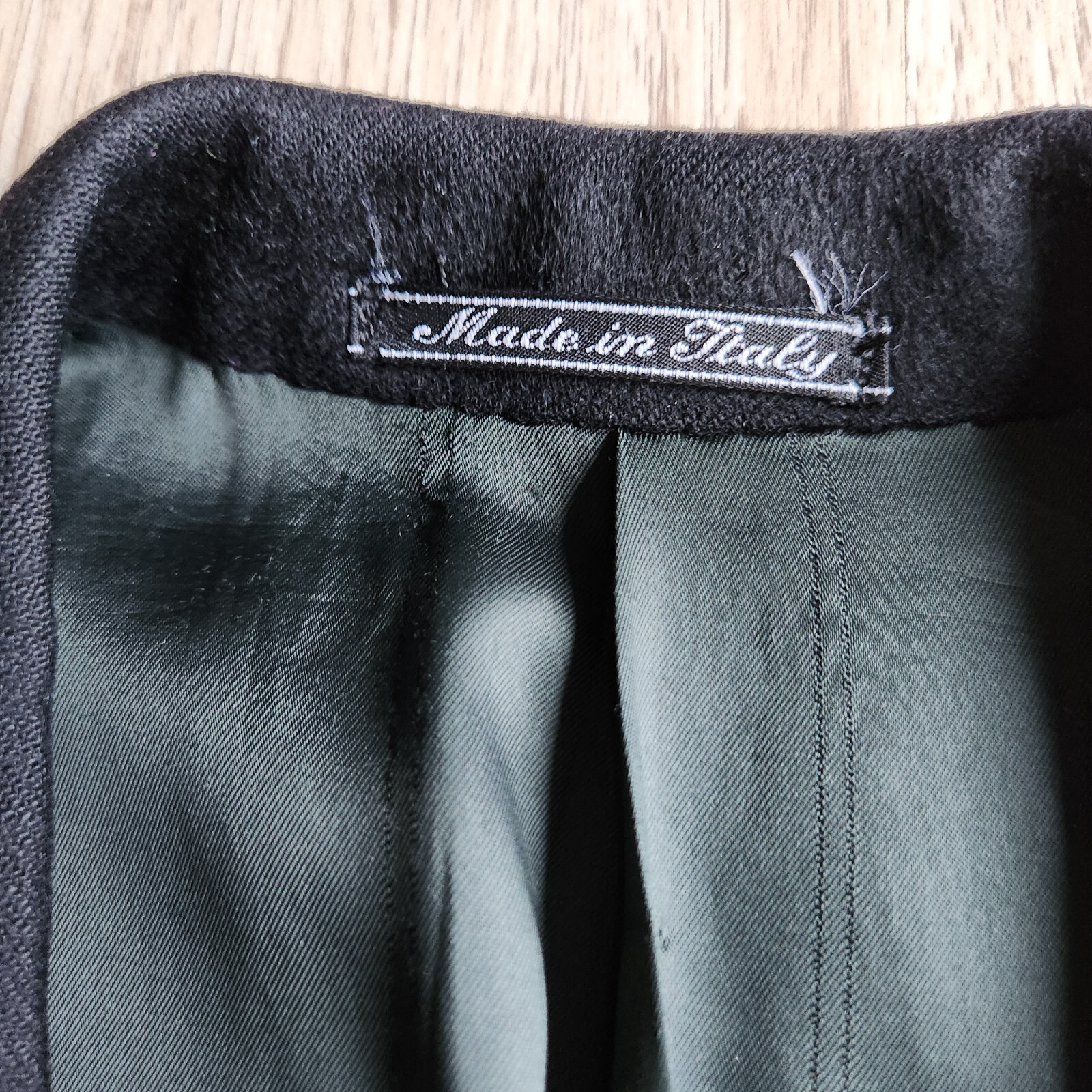 Gianni Versace Couture Made in Italy Doublebraested Sport Coat Black Chest 48" thumbnail 5