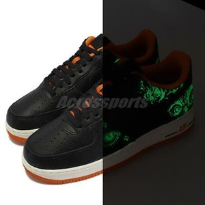 Nike Air Force 1 07 PRM Halloween AF1 Black White Orange Men Casual DC8891-001  | eBay