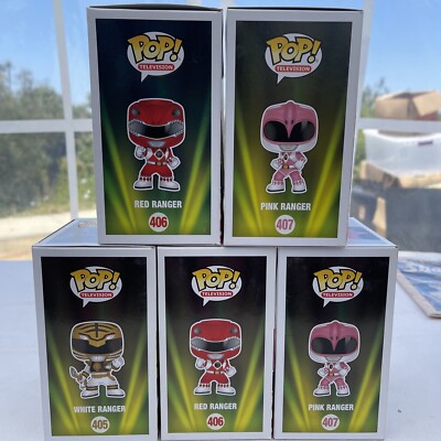 funko pop パワーレンジャー ５点セット Funko Pop Mighty Morphin Power Rangers SET OF 5 | eBay