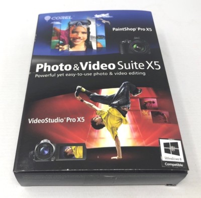 Corel Photo & Video Suite X5 PC - NEW -