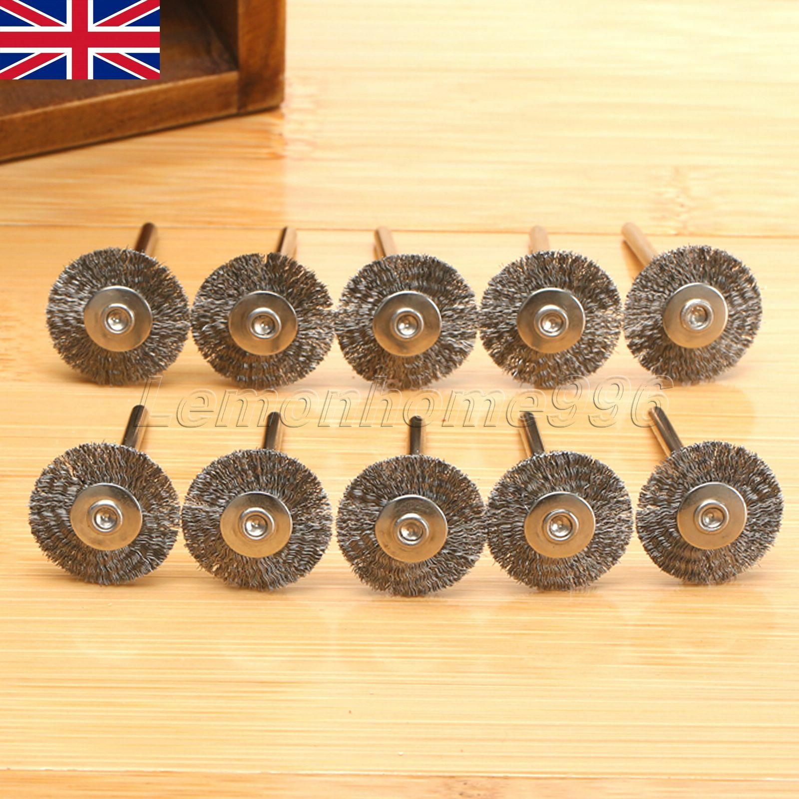 Durable 10Pcs Stainless Wire Wheel Die Grinder Brushes Rotary Polishing