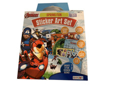 Marvel Avengers Sticker Art Set Create Sticker Fun Scene, Collectors, Unopened
