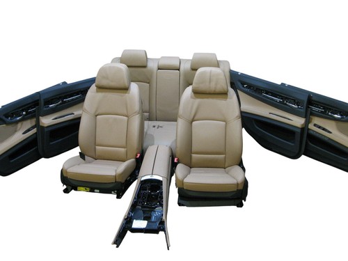 BMW 7er F01 LCI Lederausstattung Komfortsitze Sitze Leder Dakota SATB Hell