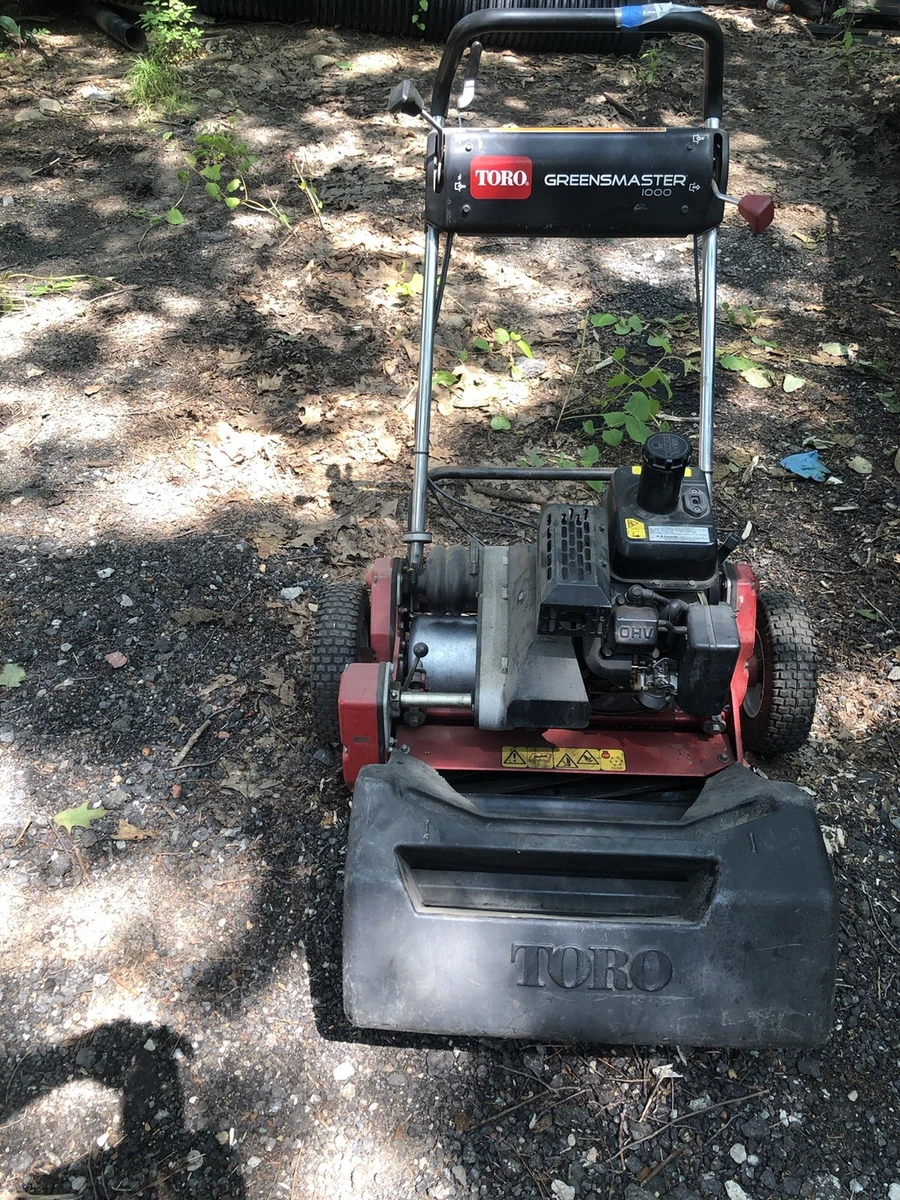 Toro GR 1000 Greensmaster Greens Reel Mower + Catcher Low Hours