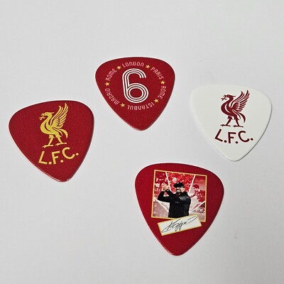 LFC KOP LIVERPOOL KLOPP PLEC SET DOPPELSEITIG BEDRUCKT x 4