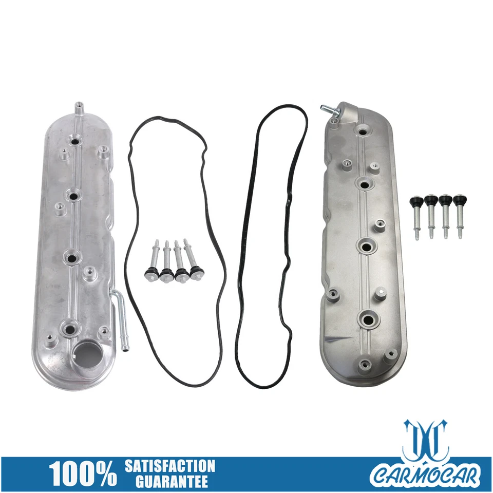 Set of Valve Cover & Gasket LH & RH For 1999-2008 Chevy Silverado GMC Cadillac - Image 3 of 4