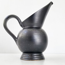 PICHET VINTAGE 1960 CERAMIQUE NOIRE NACREE 60S 1960S ANNEES 60 VALLAURIS