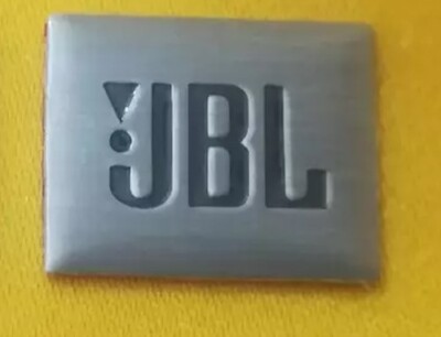 JBL Speaker Replacement Brushed Aluminum Badge Emblem Logo | eBay