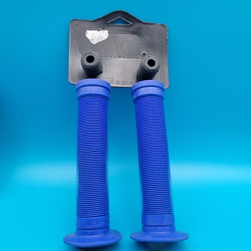 ODI Soft Flange Longneck ST Grips w/ Plugs BMX Bikes MTB - Dark Blue f9 - Picture 2 of 3