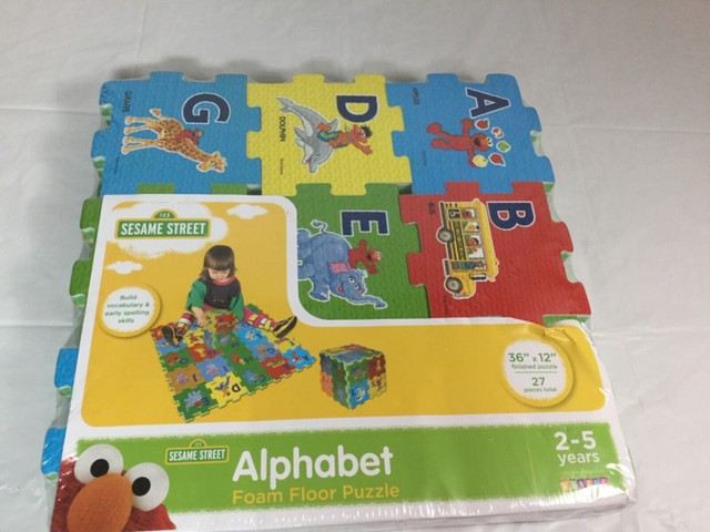 sesame street alphabet foam floor puzzle