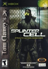 Tom Clancy's Splinter Cell Xbox Reg Card Complete CIB Video Game Disc Near Mint