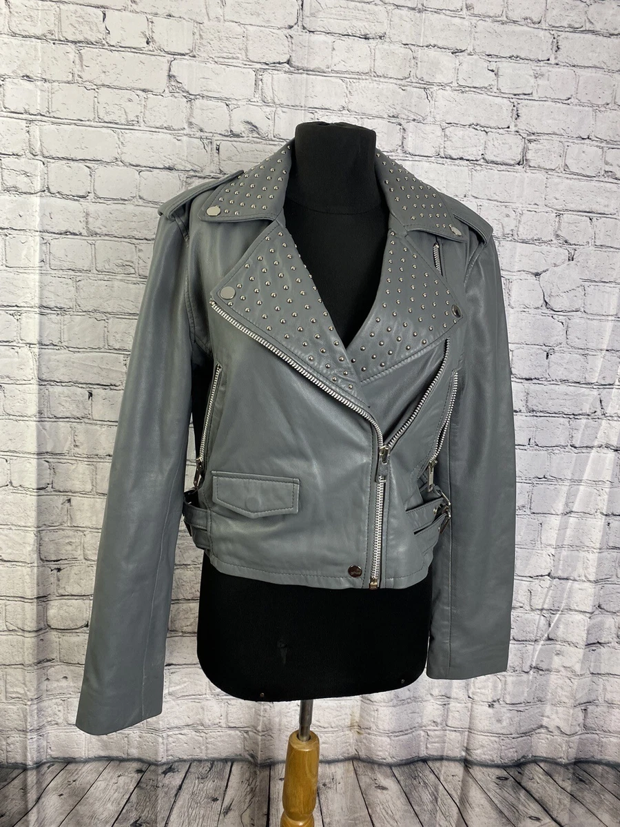 Walter baker studded leather jacket clearance