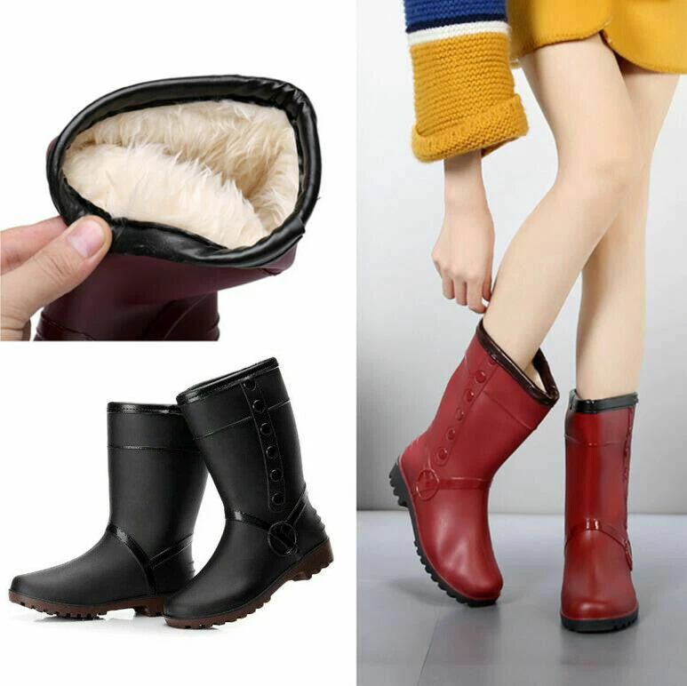 Fluffy wellies sale