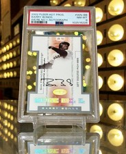 Barry Bonds 2002 Fleer We’re #1 Auto  #82/85 PSA 8 Hot Prospects None Higher