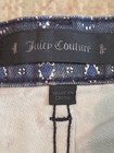 Juicy Couture Blue Starseed Blossom Stretch Denim Short Sz 29 Fray Hem Tribal  — photo 4