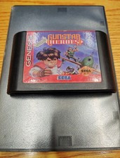 Vintage Sega Genesis Gunstar Heroes Rare Working Game Cartridge Cart Tested 